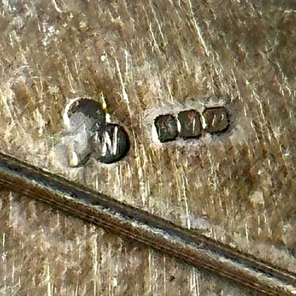 Vintage Tara Ware Ltd. Sterling Enamel Celtic Guilloche Brooch - Picture 3 of 5